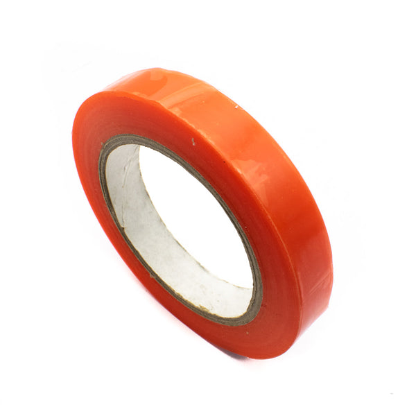 1 Inch Clear Double Sided Polyester Red Tape With PET protective film (25 Meter) - MirageGrove