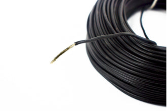 23 AWG Shielded Multi Strand Wire - 7/0.193mm (Black) 90 Meter - MirageGrove