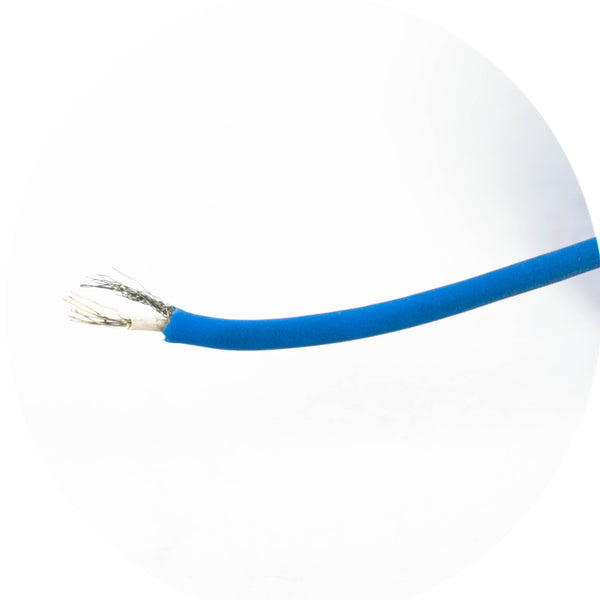 23 AWG Shielded Multi Strand Wire - 7/0.193mm (Blue) 90 Meter - MirageGrove