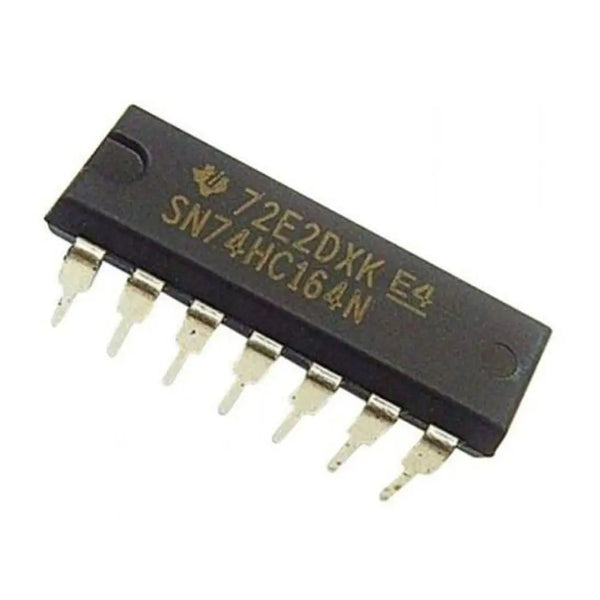 IC 74HC164 8-Bit Serial In-Parallel Out Shift Register IC (74164 IC) DIP-14 Package Miragegrove