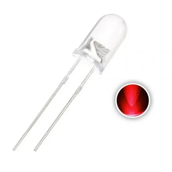 High Intensity 5mm LED Red (Clear Lens) Miragegrove