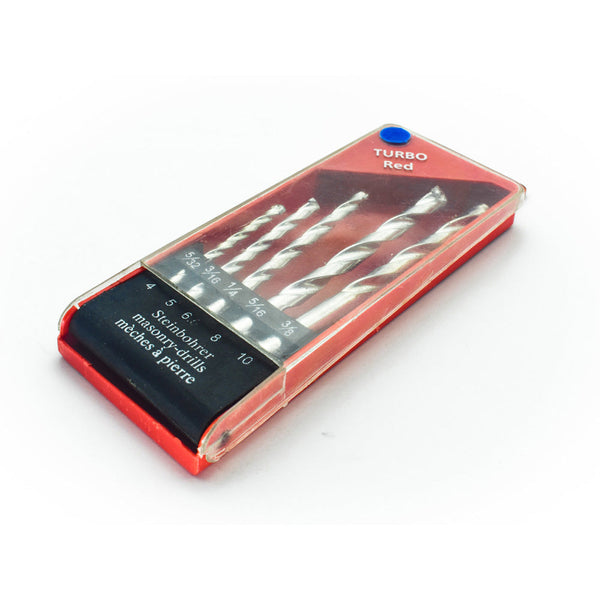 Masonry Drill Bit Set for Concrete and Brick Wall Drilling