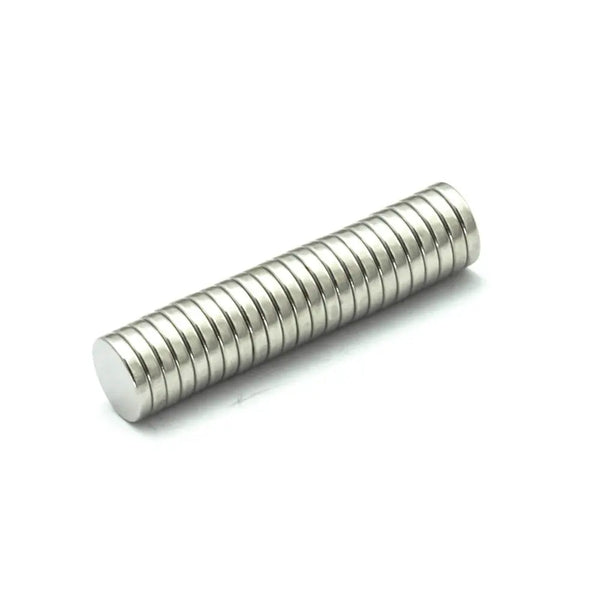 10 x 2mm Neodymium Magnet Cylindrical Miragegrove