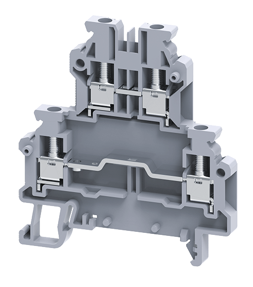 Connectwell ODL2.5A 2.5 sq. mm 2-Level Offset Stackable Type Terminal Block - MirageGrove