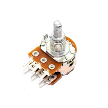 100k ohm Dual Gang Rotary Potentiometer - 6 Pin D Type Shaft Miragegrove