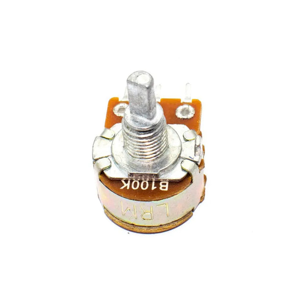 100k ohm Dual Gang Rotary Potentiometer - 6 Pin D Type Shaft Miragegrove