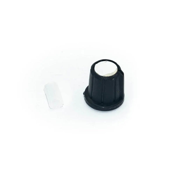 Potentiometer Knob Black and White Miragegrove