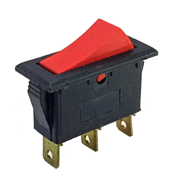 10A 250V AC SPDT ON-OFF Rocker Switch Red - MirageGrove