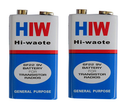 Hi-Watt 9V Battery.