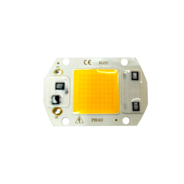 50W 220VAC Warm White COB LED