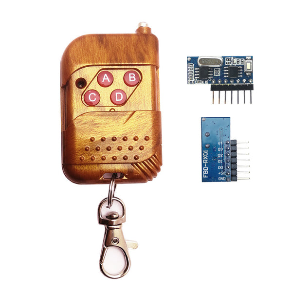 QIACHIP 4 Channel 433Mhz Wireless Remote Control Module RF Transmitter and Receiver - MirageGrove