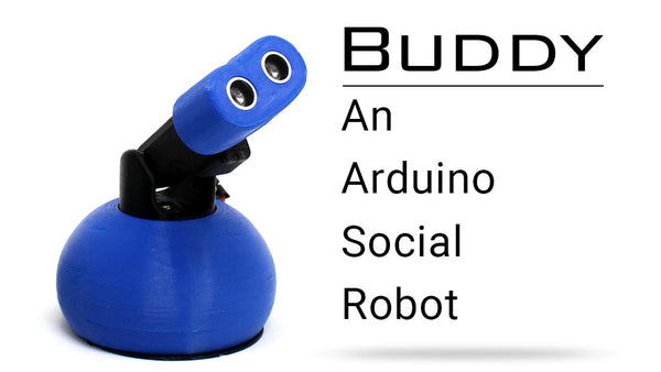 Techno-Tirupati; Buddy Robot 3D Printed Plastic Parts withpout motors and controller