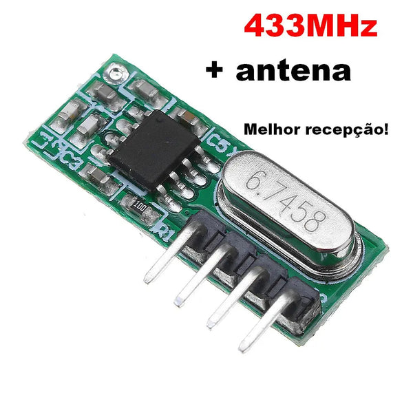 RF Receiver Module 433MHz 433.92MHz RX217 RX500 with antenna Miragegrove