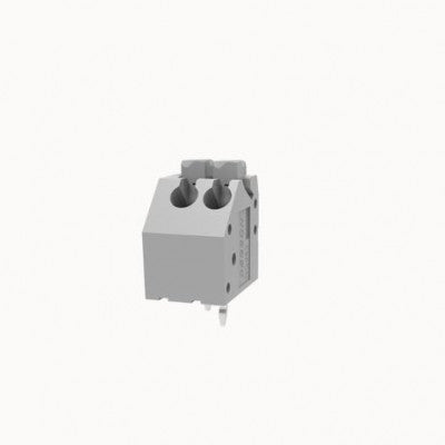 Degson 2 Pin 3.5 mm Pitch Spring Terminal Block - Grey