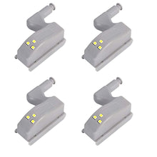 LED Smart Touch Induction Cabinet Light Cupboard Inner Hinge Lamp Sensor Light Night Light for Closet Wardrobe(Pack of 4 Pieces) - MirageGrove