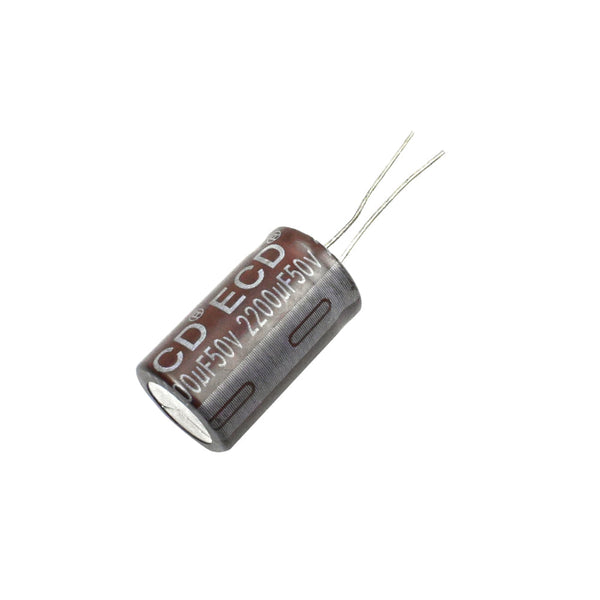 2200uF 50V Electrolytic Capacitor