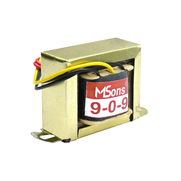 Msons 9-0-9V 750ma Center Tapped Step Down Transformer - MirageGrove