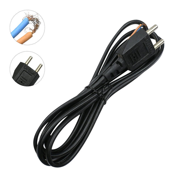 ONIDA HO3VVH2-F 2 Pin Power Plug with an Open-ended Cable