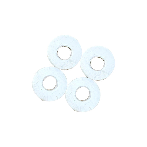 3.3 x 8mm White Nylon Washer - MirageGrove