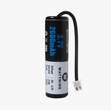 Wattnine 3.7v 2600mah Lithium Ion Nmc Battery - MirageGrove