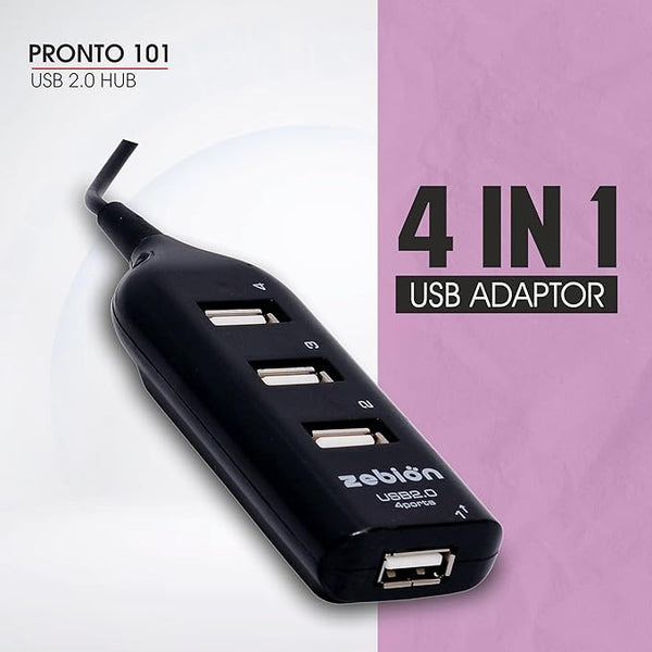 Zebion 4 Ports USB2.0 USB Hub