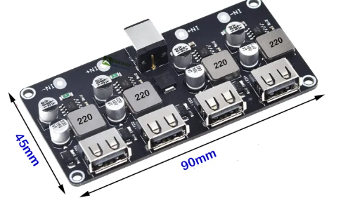 XFW-KC42-4 24W 4 Channel Quick Mobile Charger Module