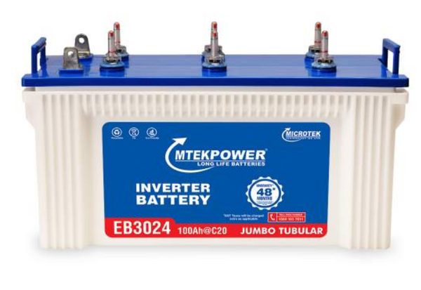 Microtek Mtekpower 100Ah 12VÂ Tubular Battery