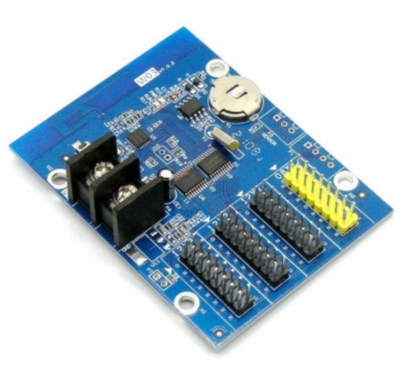 HD-W03 Three Row Single Color WiFi LED Display Controller Card