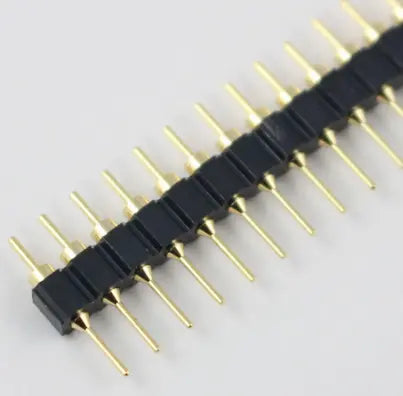 1x40 Pin 2.54mm Round Straight Male Header Connector Miragegrove