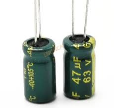 47uF 63V Electrolytic Capacitor