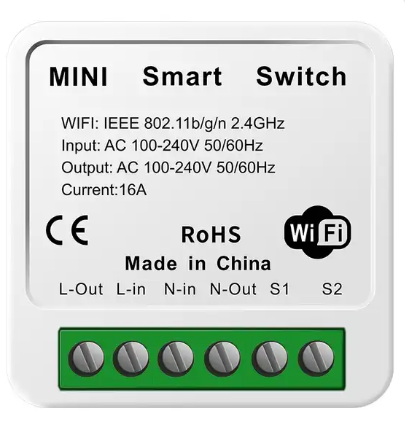 2 ChannelÂ 10A WiFi Smart Switch