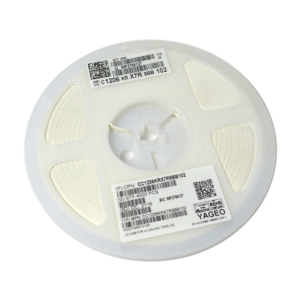 33nF Ceramic Capacitor SMD 1206 (Reel of 4000) - MirageGrove